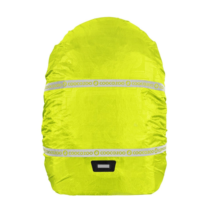 coocazoo Regenhülle, Yellow, gelb, reflektierend und wasserdicht, getapte Nähte, geeignet für Rucksä