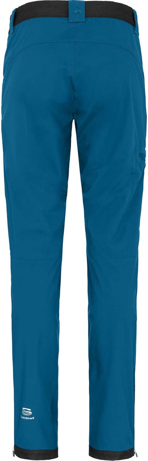 Bergson TESSE Comfort (Slim) | Damen Softshellhose - schmaler Schnitt, elastischer Komfort Bund, lei