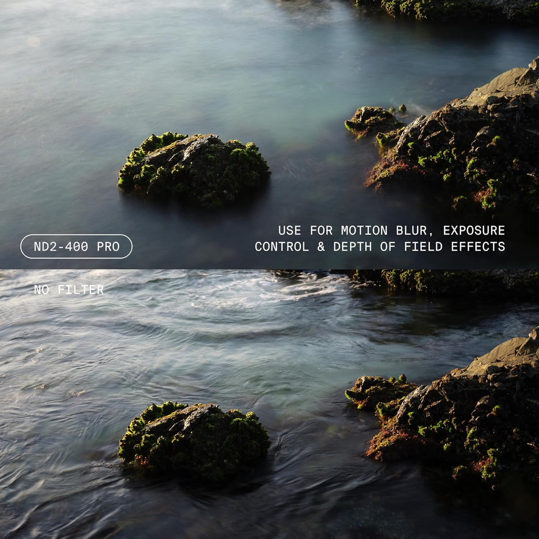 Gobe 52 mm Variabler Graufilter ND2-400 (1-8.6 Stop) ND Filter (2Peak) 52mm, 52mm