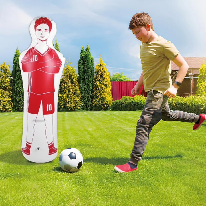 Aufblasbarer Fussball-Dummy, Fussball-Trainings-Dummy Tumbler Air Mannequin Free Kick Defender Wall