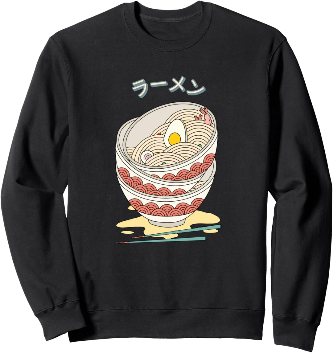 Kawaii japanischer Ramen Anime Food Aesthetic Sweatshirt