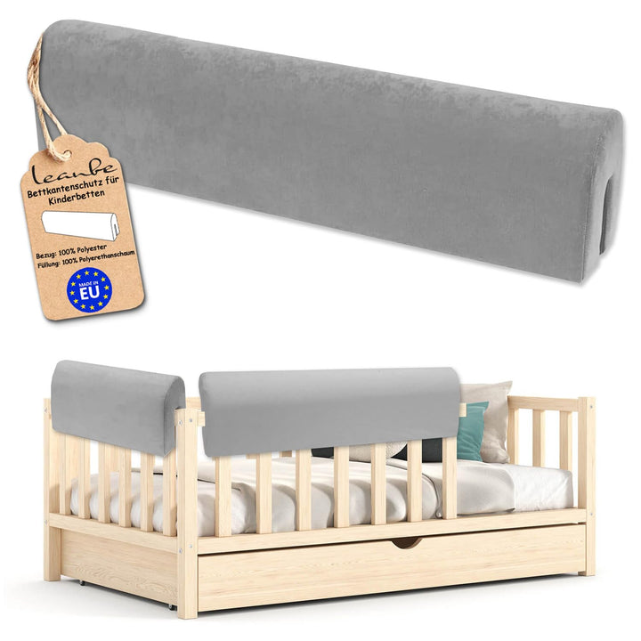 Bettkantenschutz für Kinderbetten Kissen für bettumrandung Rausfallschutz Abdeckung Kantenschutz für