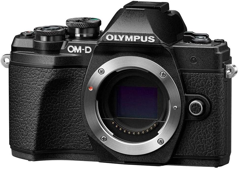 Olympus OM-D E-M10 Mark III Kameragehäuse (schwarz), WLAN-fähig, 4K-Video schwarz Ohne Kits, schwarz