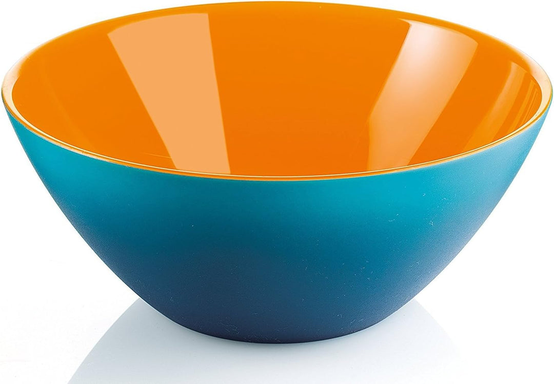Guzzini - My Fusion, Set 2 Schalen - Azur/Orange, Ø12,5 x h5 cm | 260 cc - 281412145 12x5 cm Orange,