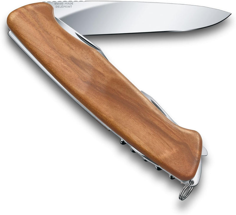 Victorinox Schweizer Taschenmesser gross, Ranger 55, Swiss Army Knife, Multitool, 10 Funktionen, Fes