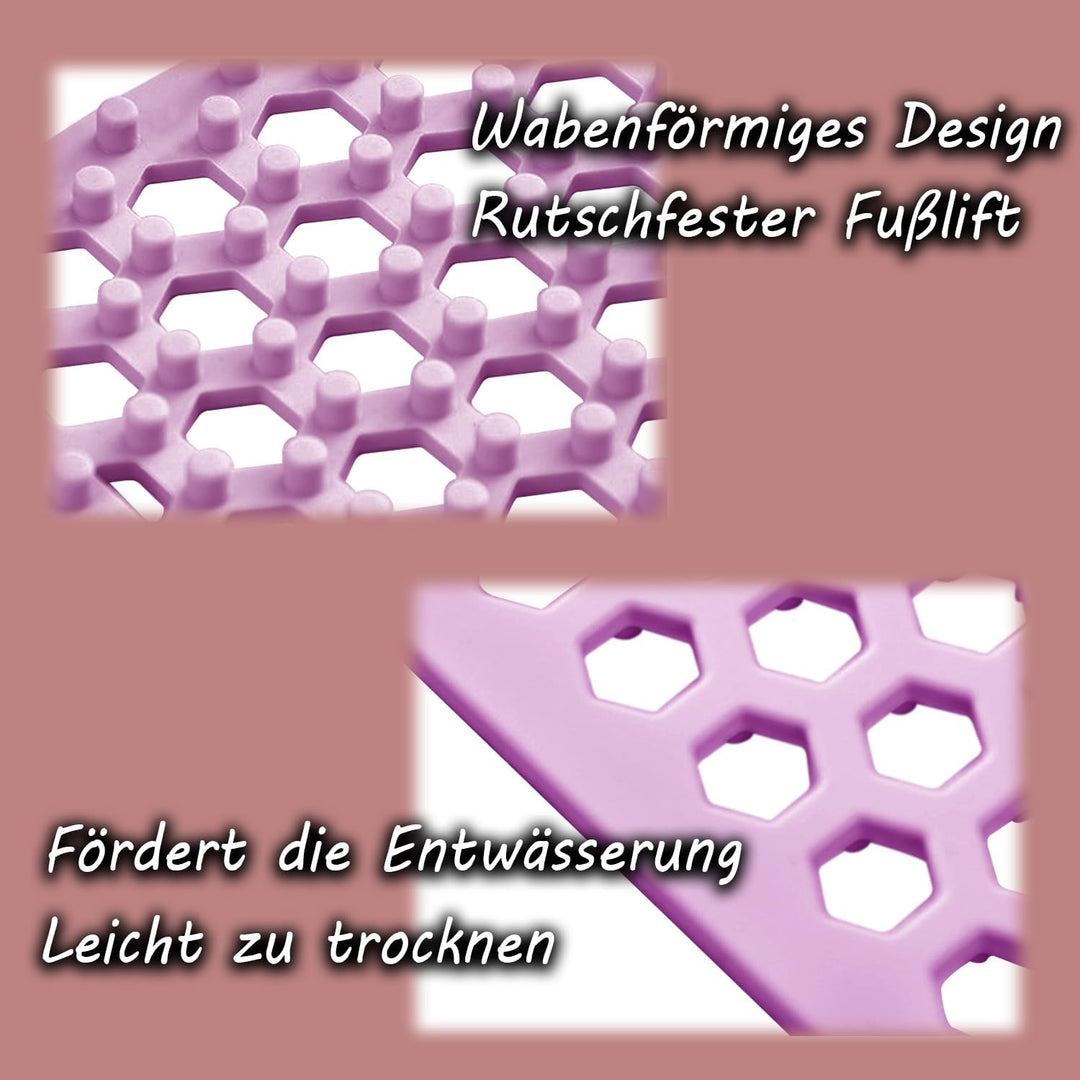 Silikon SpüLbeckeneinlage, Zusammenklappbar rutschfeste SpüLbeckenmatte Silikon 34.5x34.5 cm, Matte