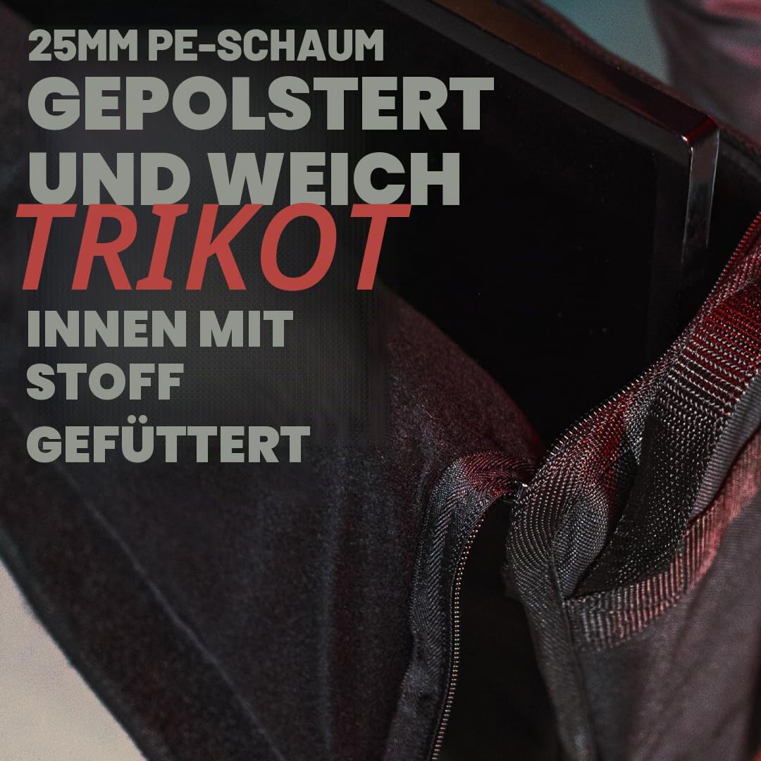Gator Cases Gepolsterte Nylon-Tragetasche für den Transport von LCD-Bildschirmen, Monitoren und -Fer
