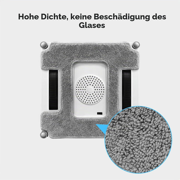 6 Stück Reinigungspad Ersatzteile für iDEEBO G500 Fensterputzroboter, Weiches, hochdichtes Fasermate