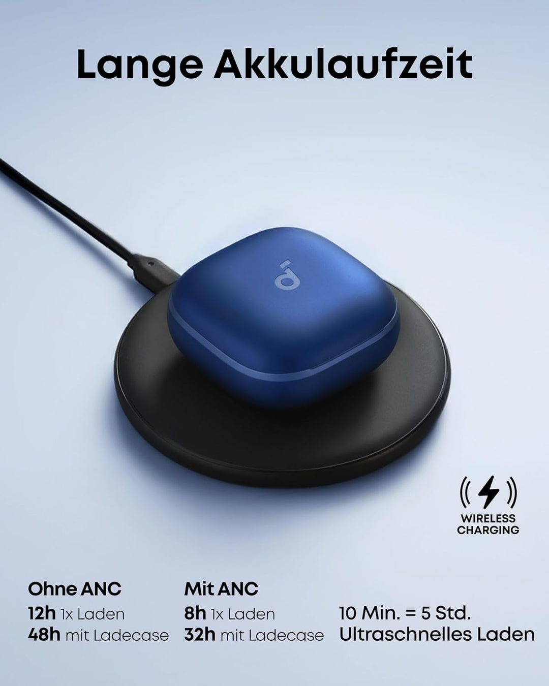 soundcore Liberty 5 by Anker, kabellose Noise Cancelling Earbuds, 2X stärkere Stimmreduktion, ANC in