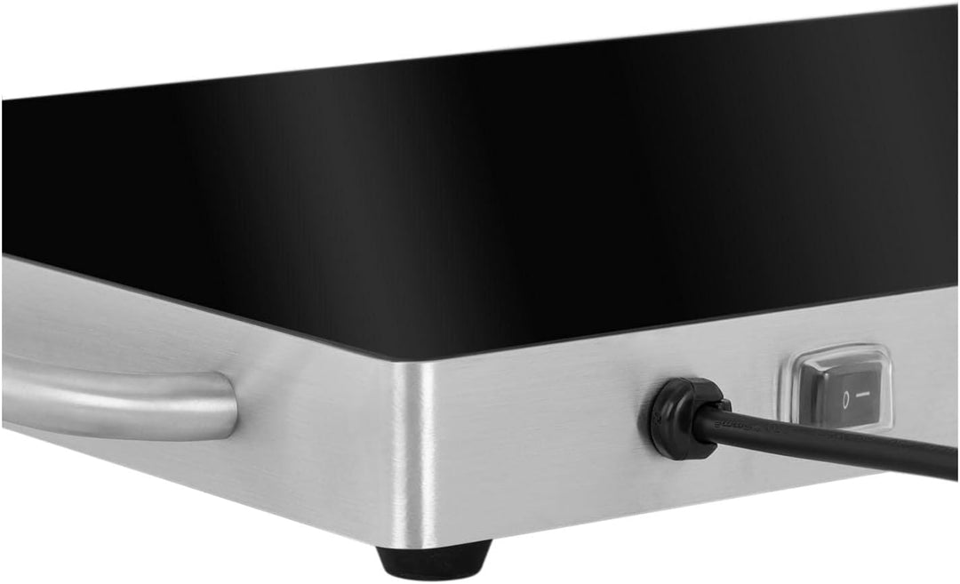 Royal Catering RCIC-230W Warmhalteplatte Edelstahl Wärmeplatte Wärmer Speisenwärmer 240 W 60-105 °C