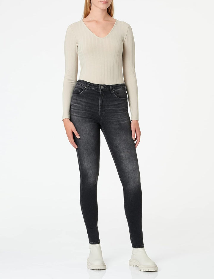 ONLY Damen Onlroyal Hw Skinny DNM Pimbox Jeans XS / 32L Washed Black, XS / 32L Washed Black