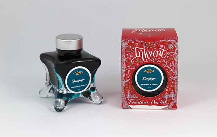 Diamine Tintenglas Stargazer Red Inkvender Shimmer Ink 50ml