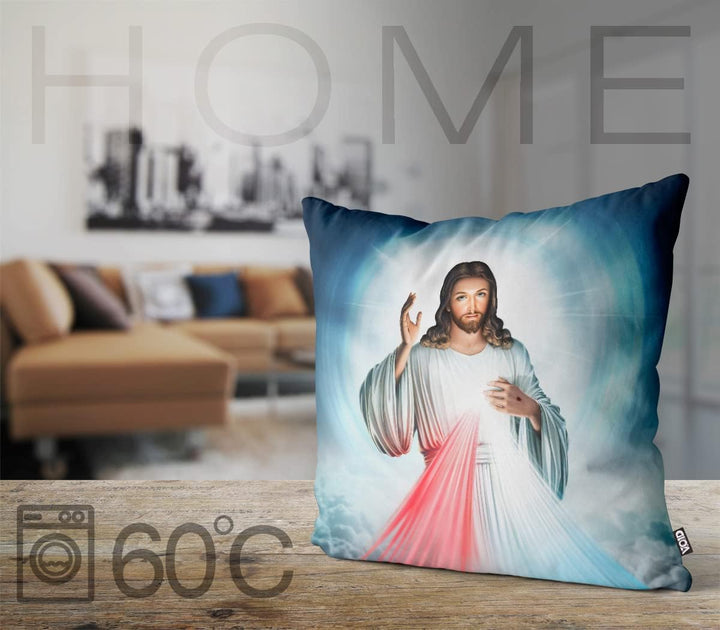 VOID Jesus Bild Kissenbezug Kissenhülle Sofakissen Kissen Deko Outdoor-Kissen Dekokissen, Kissen Grö