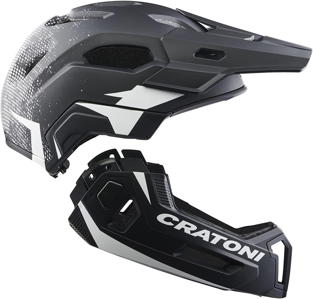 Cratoni C Maniac 2 Mx Integralhelm schwarz-rot L/XL (58-61 cm), schwarz-rot L/XL (58-61 cm)