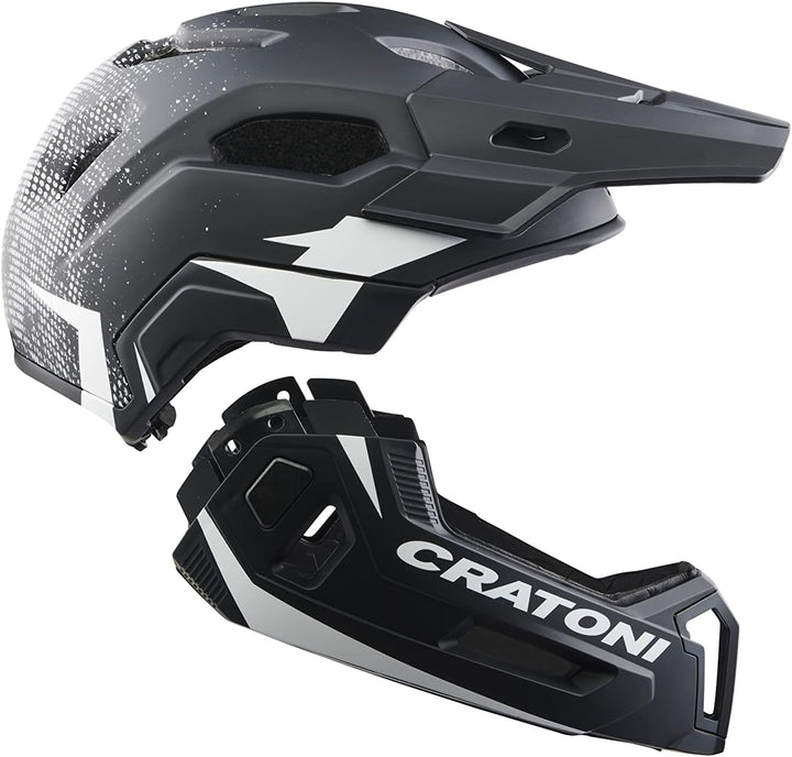 Cratoni C Maniac 2 Mx Integralhelm schwarz-rot L/XL (58-61 cm), schwarz-rot L/XL (58-61 cm)