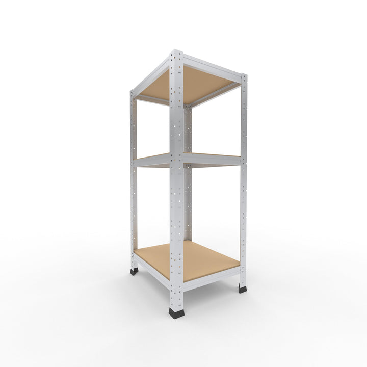 shelfplaza® 100x40x50cm Home Schwerlastregal verzinkt/Metallregal mit 3 Böden/Kellerregal Metall, Ga