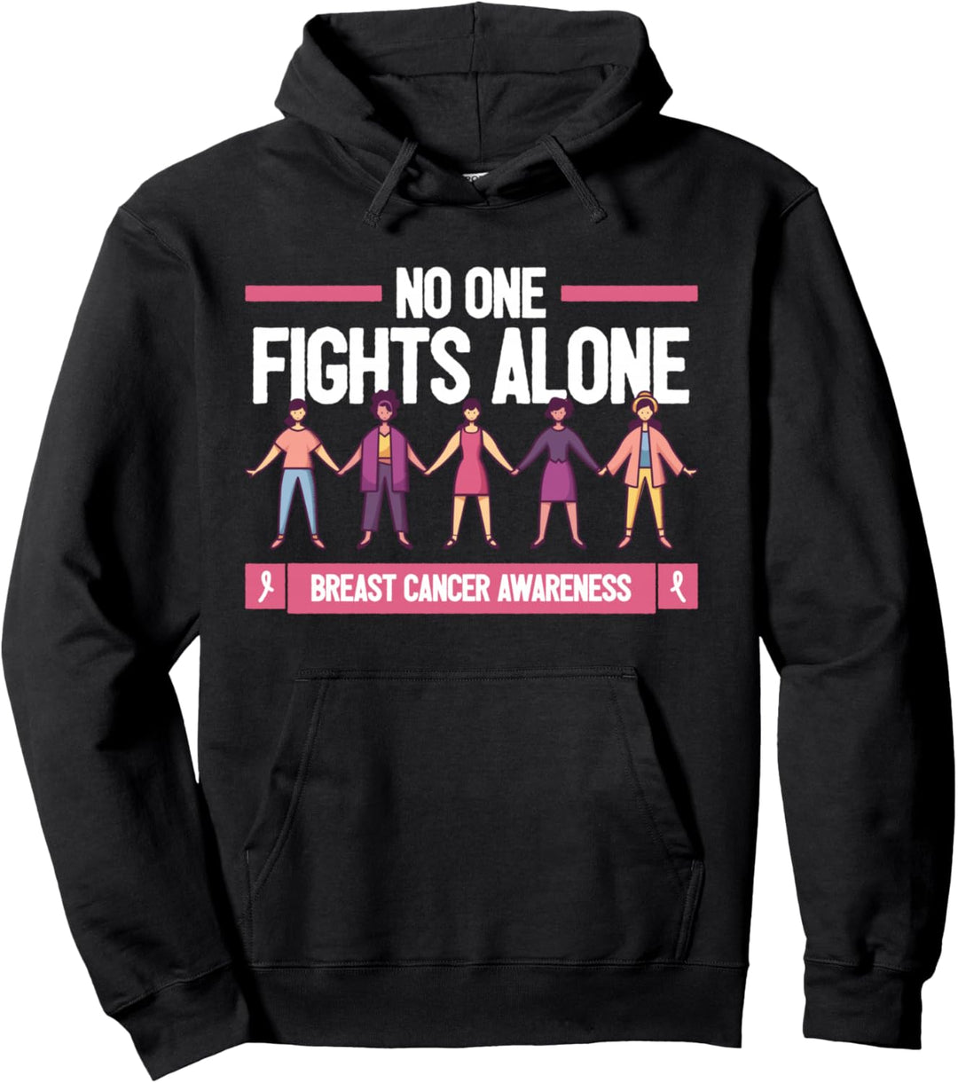 Brustkrebs Spruch Pullover Hoodie