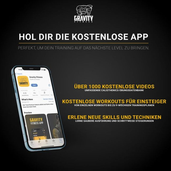 Gravity Fitness Holz-Gymnastikringe 32mm, 32mm