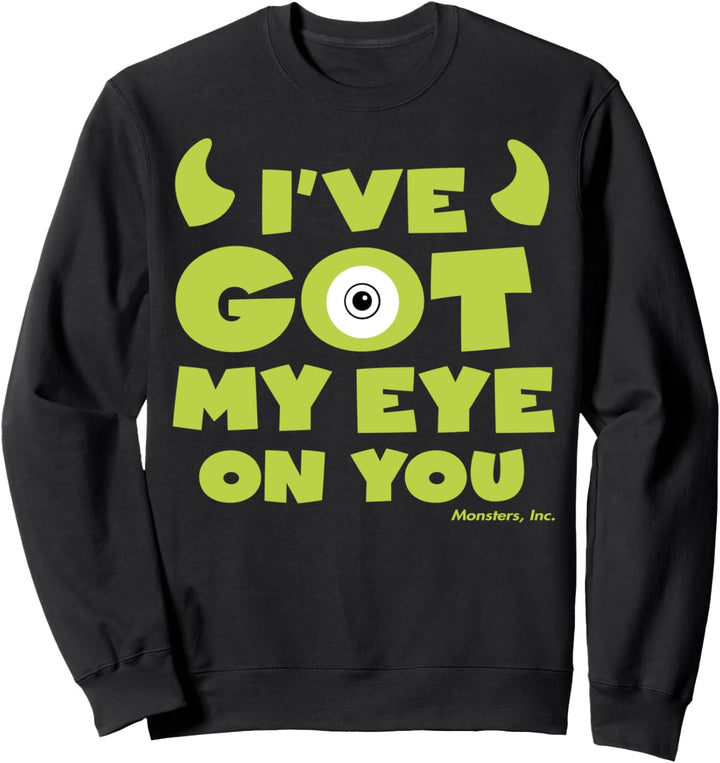 Disney Pixar Monsters University Mike Eye On You Text Sweatshirt