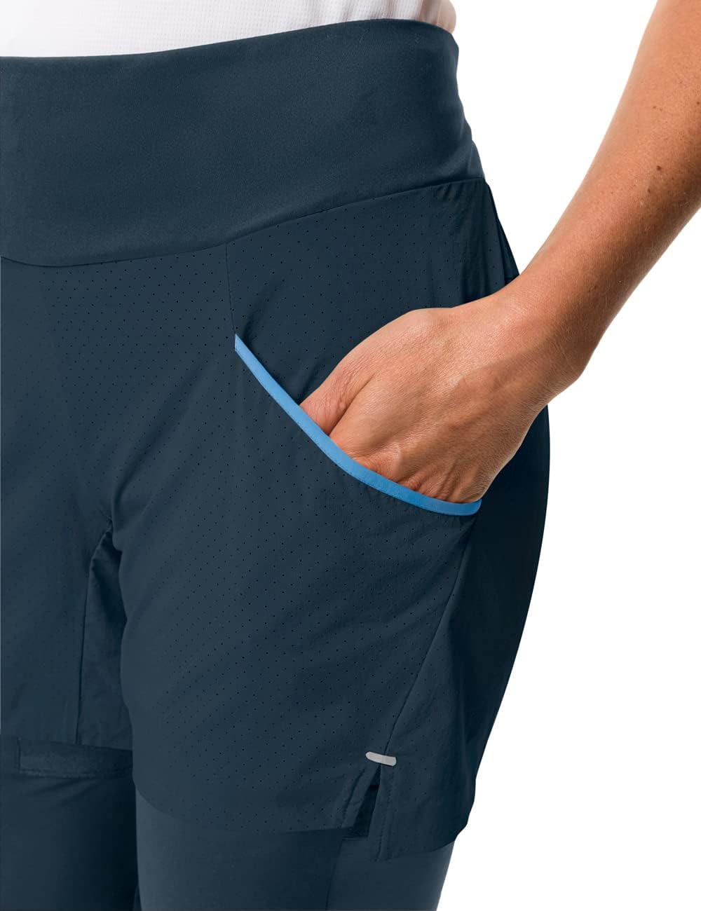 VAUDE Damen Hose Women's Crana Zo Pants 38 Dark Sea, 38 Dark Sea