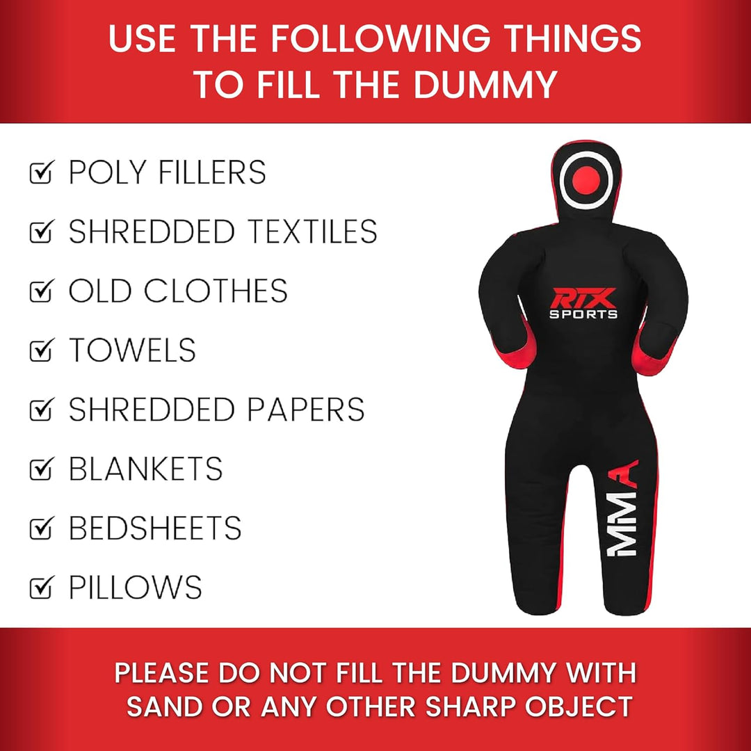 Kids MMA Judo Grappling Dummy - Punch Bag for Brazilian BJJ Jiu Jitsu, Wrestling, MMA Training Canva