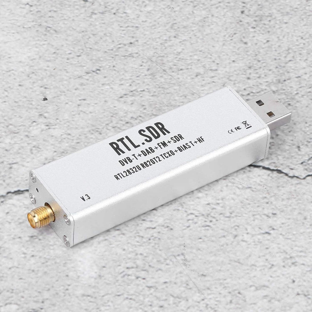 Elprico RTL SDR Stick, 0,1-MHz-1,7-GHz-Vollbandempfänger RTL SDR Funkkommunikationssystem-basiertes