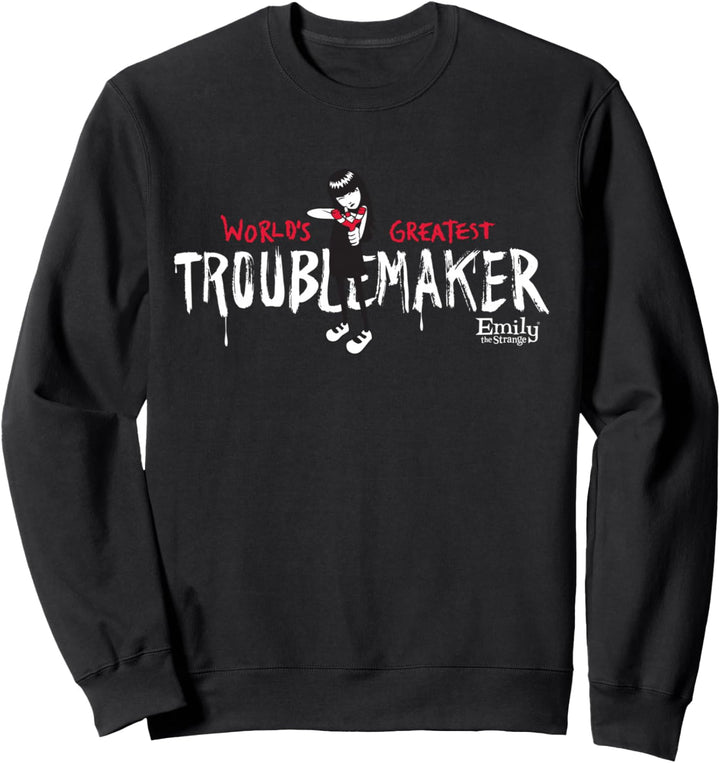 Emily The Strange World's Greatest Troublemaker Sweatshirt