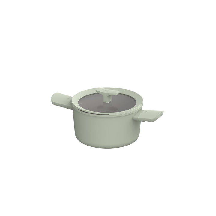 BergHOFF Leo Balance Kochtopf (20cm) - Topf induktion - Suppentopf mit Deckel - Topf klein - non sti