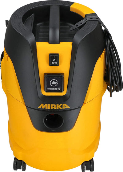 Mirka Industriestaubsauger Nass- und Trockensauger mit Ausblasfunktion 25 Liter / Absaugschlauch / 1