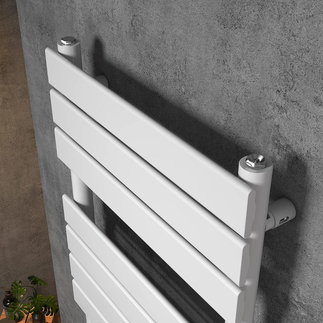 WITEN&NOCK SARDORA Design Badheizkörper 1200 x 500 mm Handtuchheizung Handtuchtrockner 2in1 Mittelan