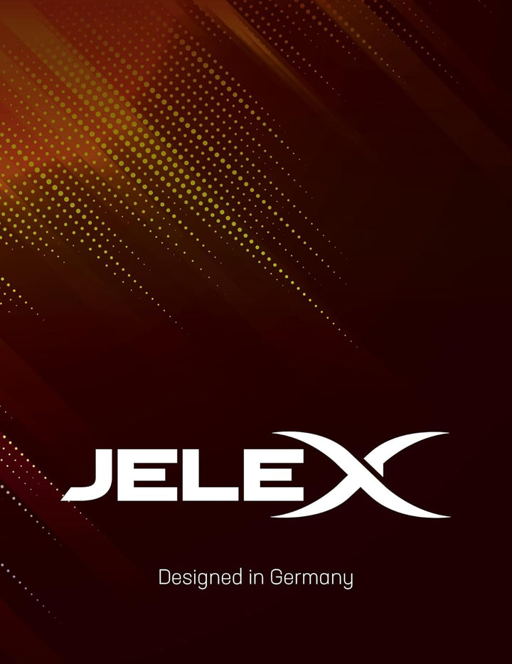 JELEX Boccia 8er-Set, Durchmesser 7,2 cm inkl. Tragekorb und Einer Zielkugel für Outdoor-Spiele im G