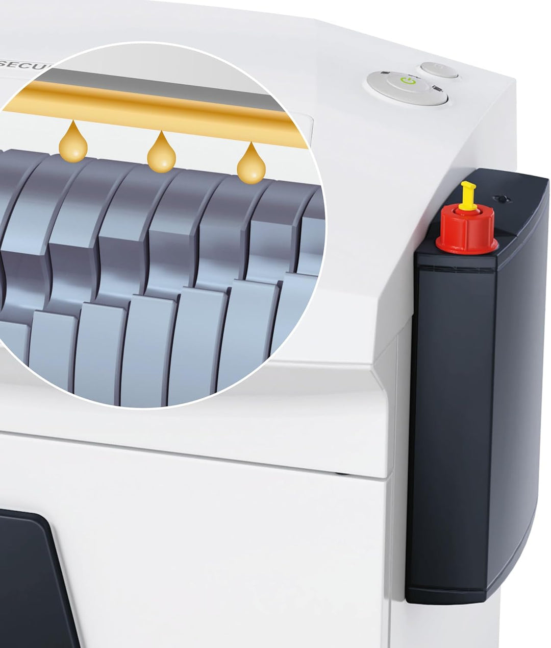 Aktenvernichter HSM SECURIO B26, Sicherheitsstufe 7, 4 Blatt (Partikelschnitt) mit automatischem Öle