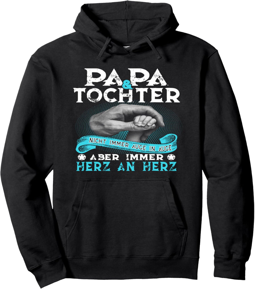 bester Vater der Welt - Papa & Tochter immer Herz an Herz Pullover Hoodie