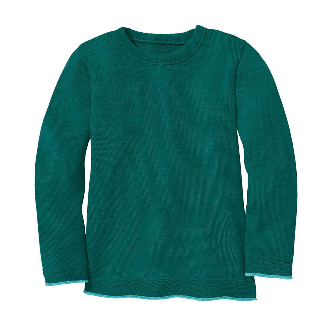 Disana Strick-Pullover, 100% Bio-Merinowolle GOTS, IVN Best | Zeitloses Design | Kleinkind, Kind, Un