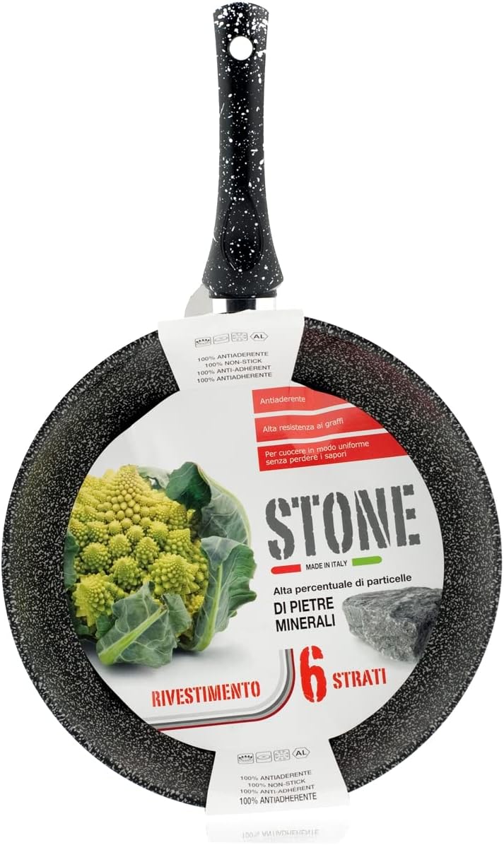 Home Stone Wok, Stein, Anthrazit, 28 cm