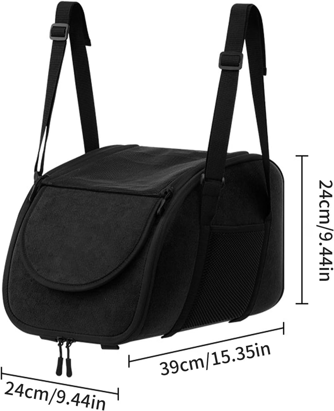 Hundeautositz, kleine Hunde, Haustier-Tragetasche, 39 x 24 x 24 cm, belüftete Katzen-Reisetasche, si