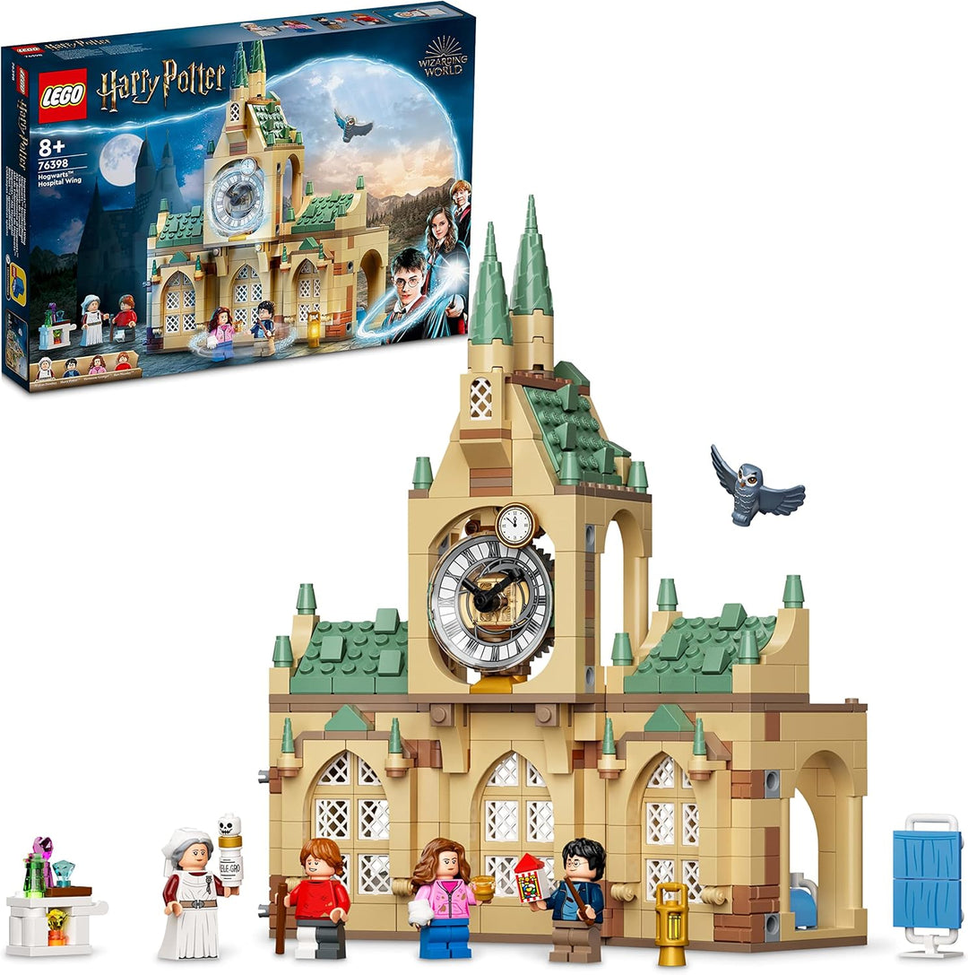LEGO 76398 Harry Potter Hogwarts Krankenflügel, Schloss-Spielzeug mit Minifiguren aus Der Gefangene
