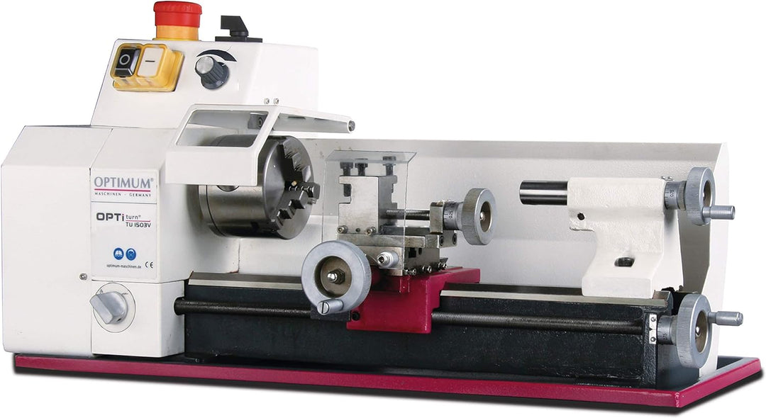 Optimum Drehmaschine OPTIdrill TU 1503V (Kleinstdrehmaschine 230 V, 50 Hz, mit elektronisch regelbar