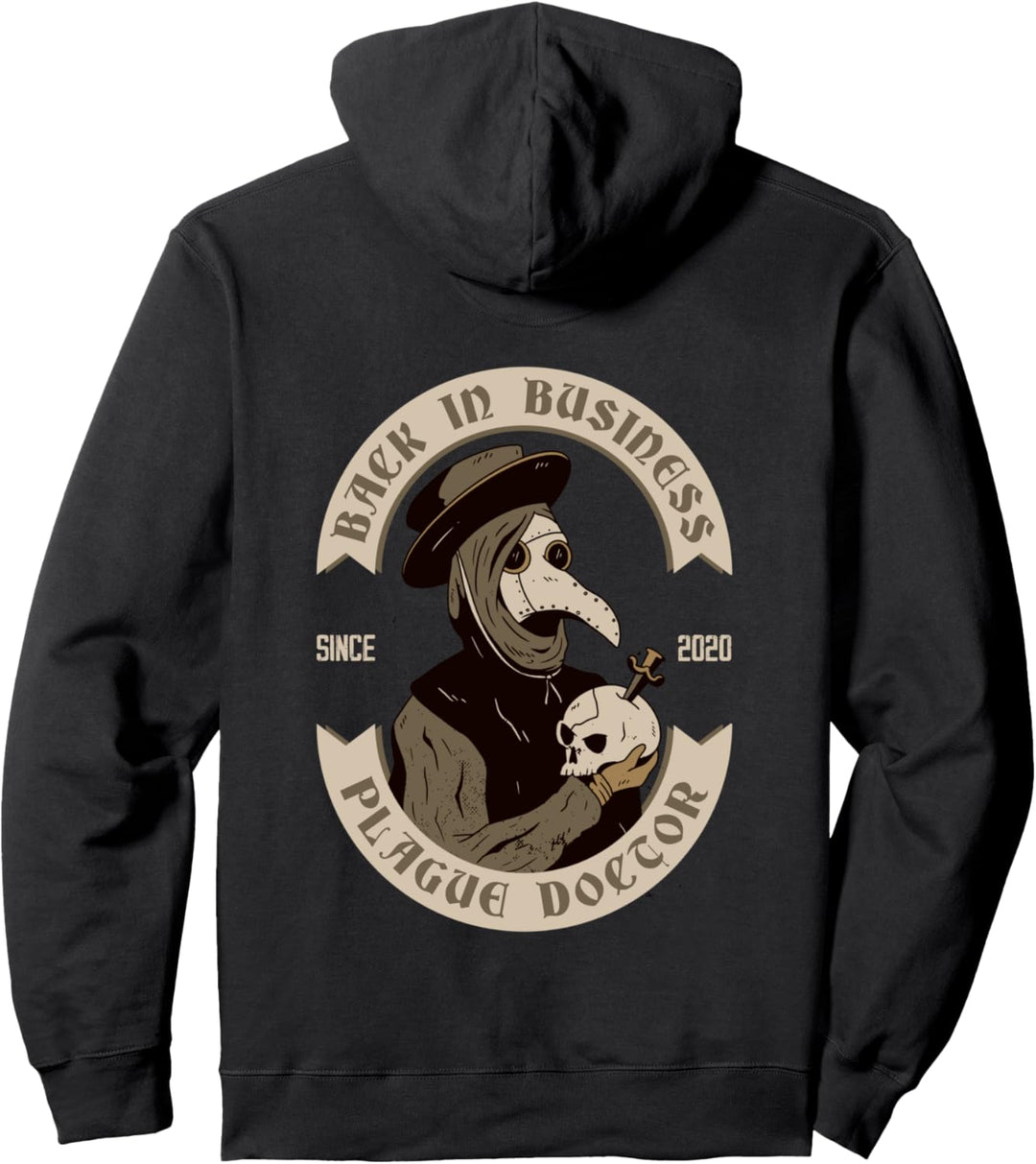 Tarot-Pestdoktor ist zurück in Business - Okkulte Gothic Pullover Hoodie
