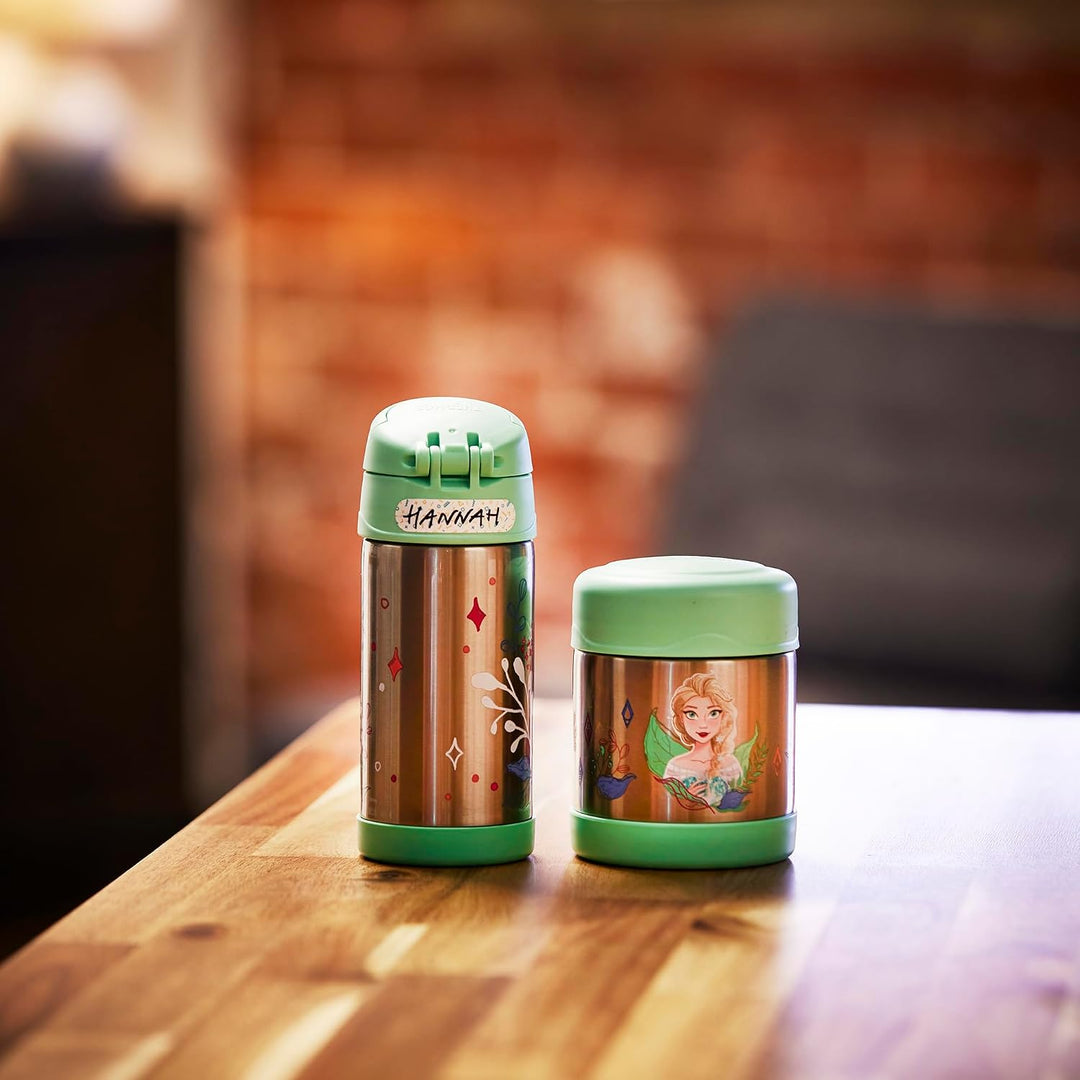 Thermos kids FUNTAINER Thermobehälter für Essen 300ml, Disney Frozen II Anna Elsa - Edelstahl, absol