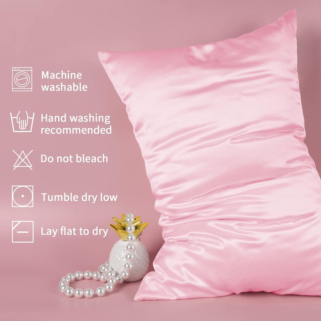 LULUSILK Kissenbezug für Haare und Haut, 100 % reine Seide, 16 Momme mit verdecktem Reissverschluss,