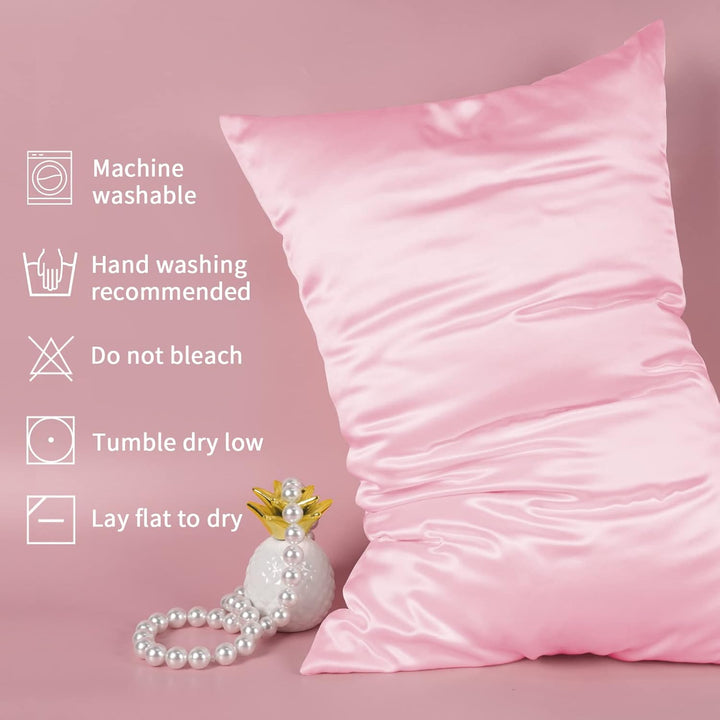 LULUSILK Kissenbezug für Haare und Haut, 100 % reine Seide, 16 Momme mit verdecktem Reissverschluss,