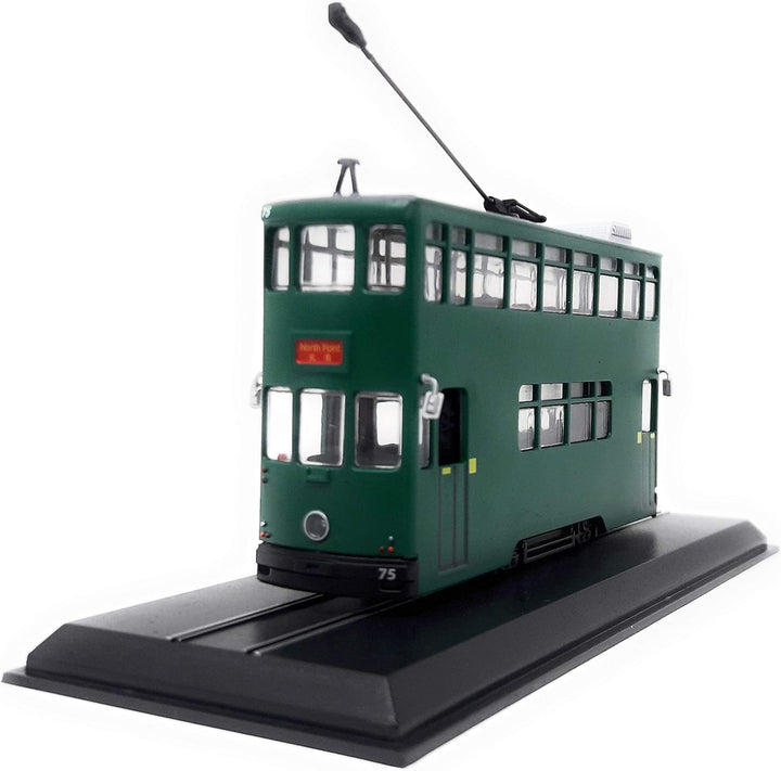 Atlas Strassenbahn Hong Kong Tram 6. Generation 1986 Standmodell ohne Funktion Miniaturmodell Kunsts