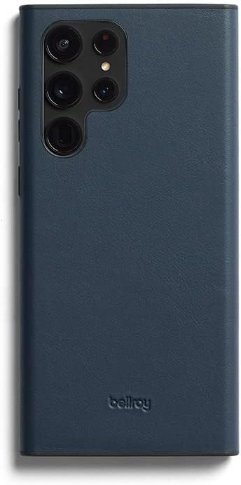 Bellroy Lederhülle für S22 Ultra – (Samsung Leder-Schutzhülle) - Basalt, Basalt