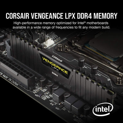 Corsair Vengeance LPX 32GB (2 x 16GB) DDR4 3600 (PC4-28800) C18 1.35V Desktop Memory - Schwarz 2 x 1