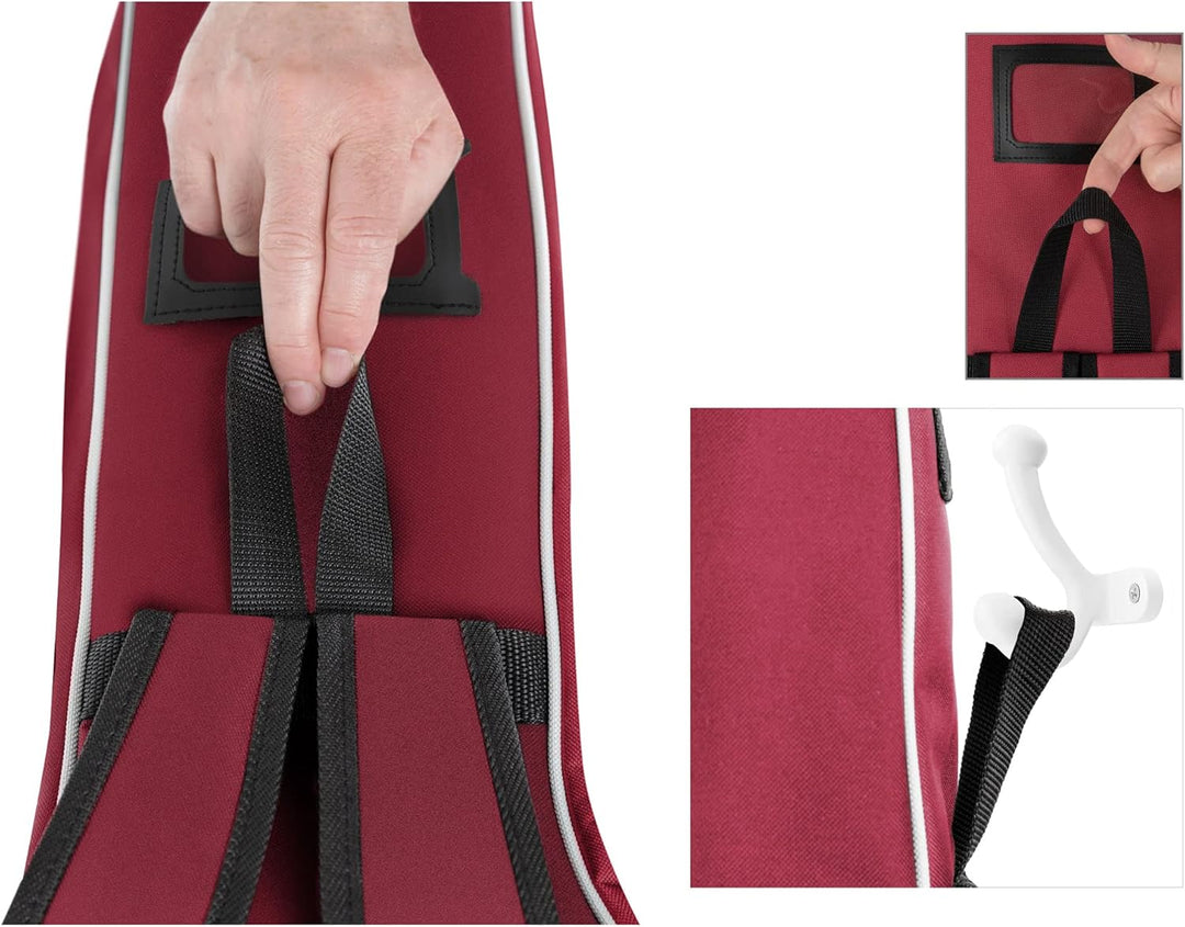 ROCKTILE Klassik-Gitarrentasche 4/4-Grösse - wasserabweisender Gigbag mit weicher Polsterung und Fix
