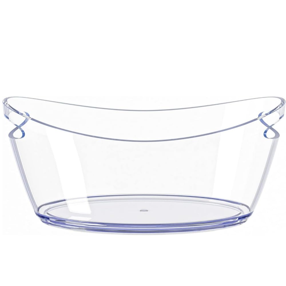 OUKEYI OUKEYI-100894 Eiskübel für Partys, 5,5 Liter, grosser transparenter Acryl-Eiskübel in Lebensm