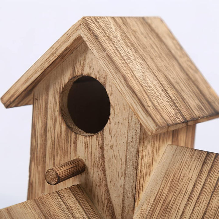 Nistkasten Meise Bausatz, Vogelhaus Wetterfest aus Holz, Nistkasten Wellensittich, Vogelhäuschen Bla