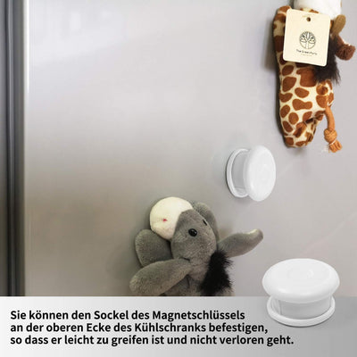 Norjews Baby Sicherheit Magnetisches Schrankschloss(20 Schlösser + 3 Schlüssel) | zum Kindersicherun