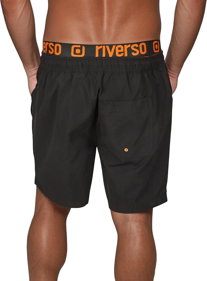 riverso Badehose Herren Regular Fit RIVBobby Kurze Hosen Badeshorts Schwimmhose Shorts Schnelltrockn